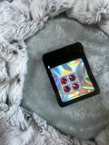 S 4pk Pink/Fire K9 Crystal Rivoli