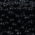 Silk Opaque Black Czech Seed Bead 11/0