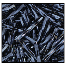 Gunmetal 30mm Twisted Bugles