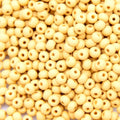 Matte Yellow Brown Permalux Czech Seed Bead 11/0