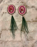 Red Robin Garden Earrings