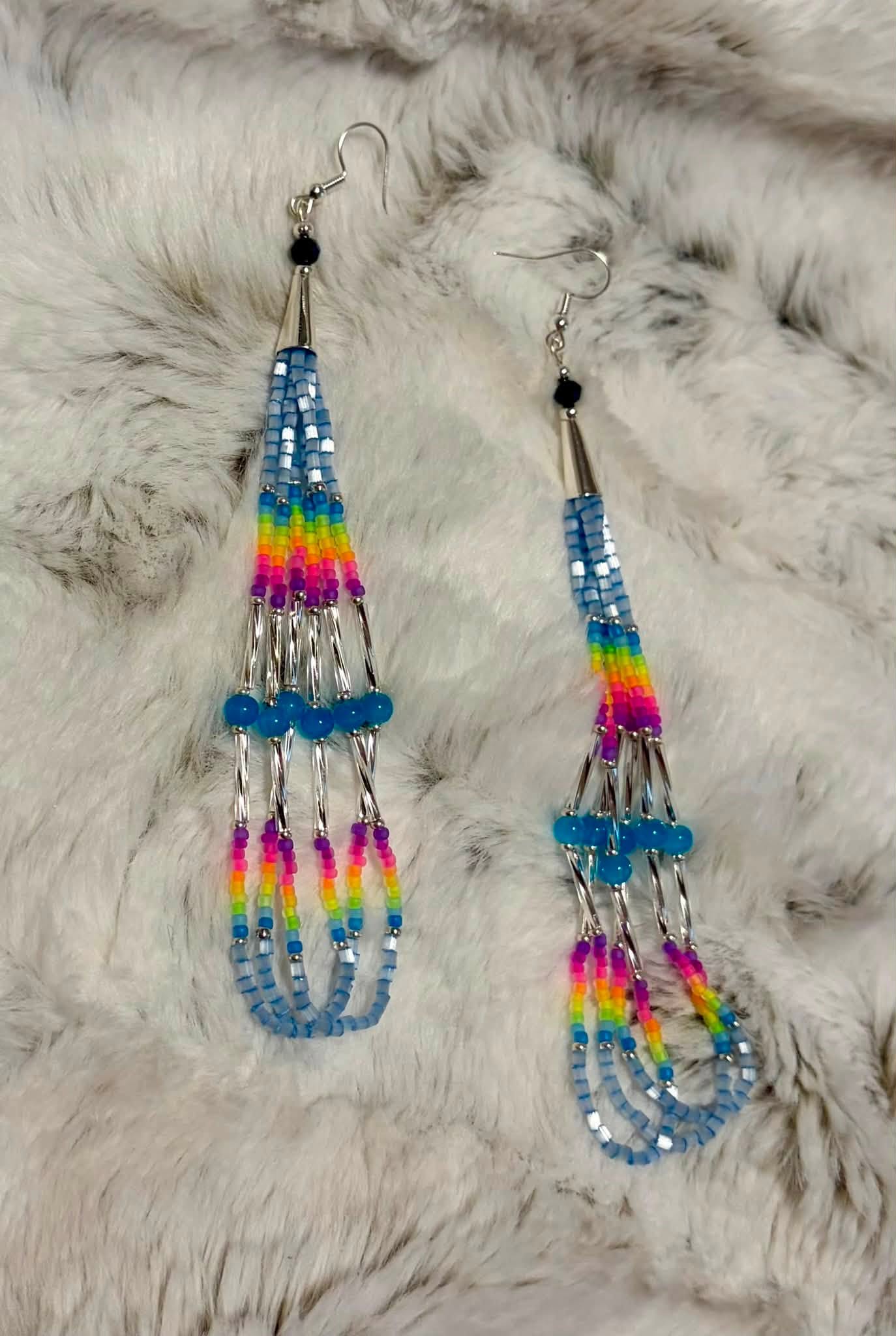 Frosted Prism - Blue 4" Dusters