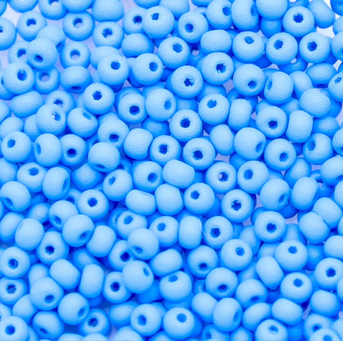 Matte Dark Turquoise Permalux Czech Seed Bead 11/0