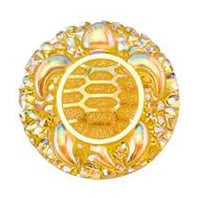 Yellow Turtle Cabochons Set