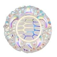 Crystal White Turtle Cabochons Set