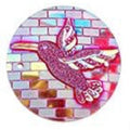 Red Hummingbird Cabochons Set