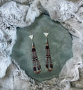 Orchid Echo 5" Duster Earrings