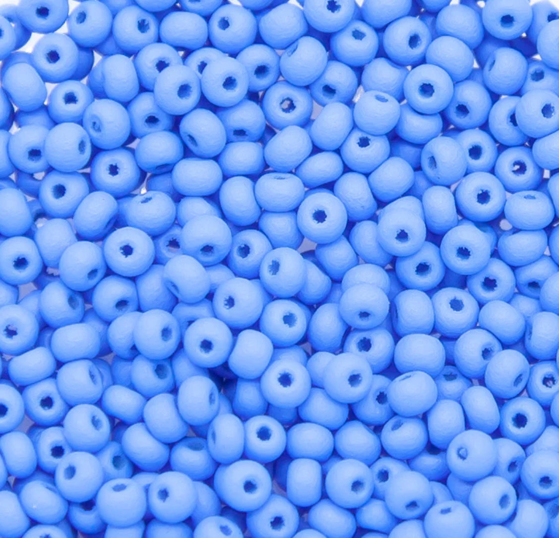 Matte Light Blue Permalux Czech Seed Bead 11/0