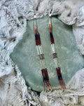 Orchid Echo 9" Duster Earrings