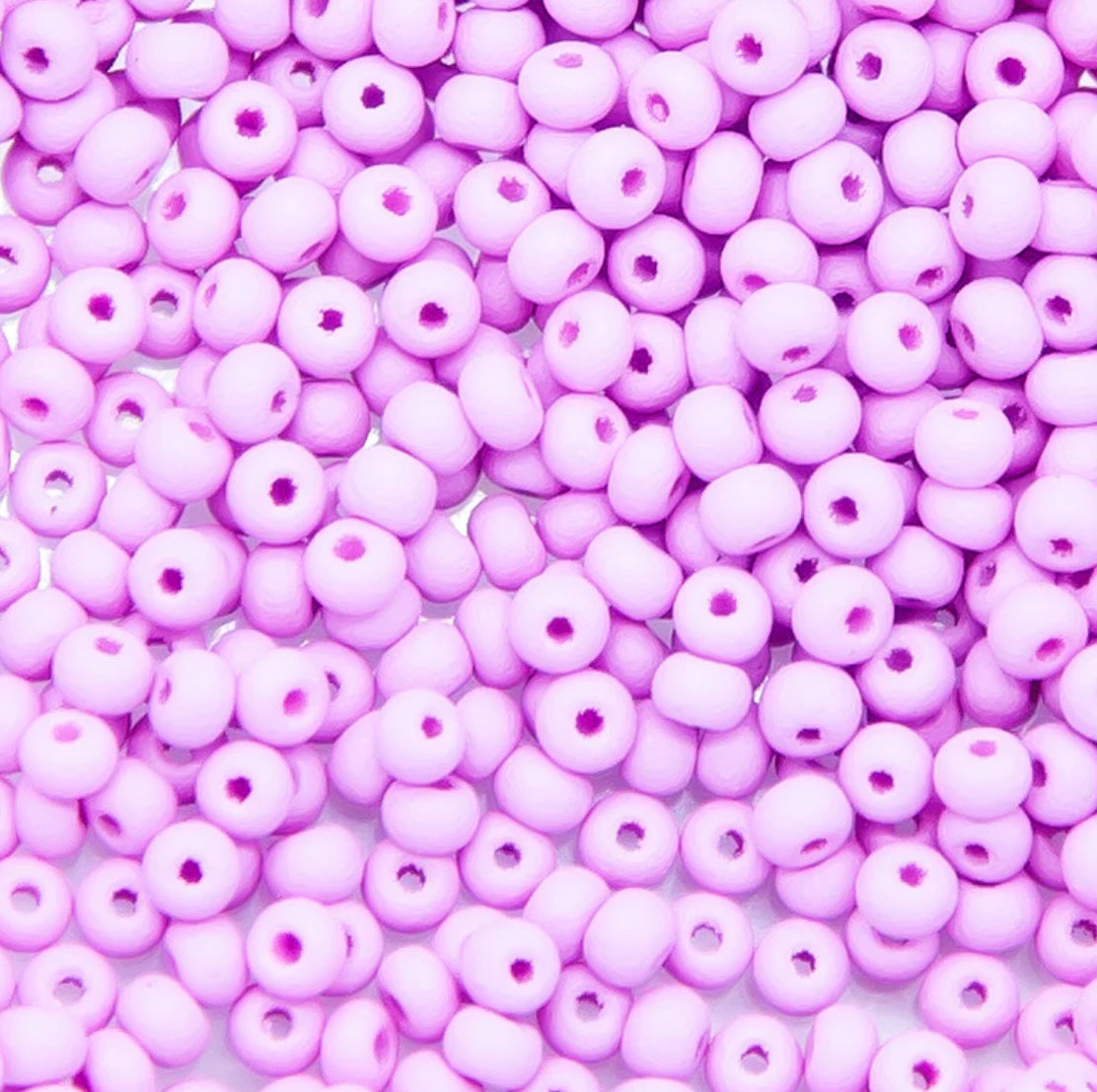 Matte Violet Permalux Czech Seed Bead 11/0