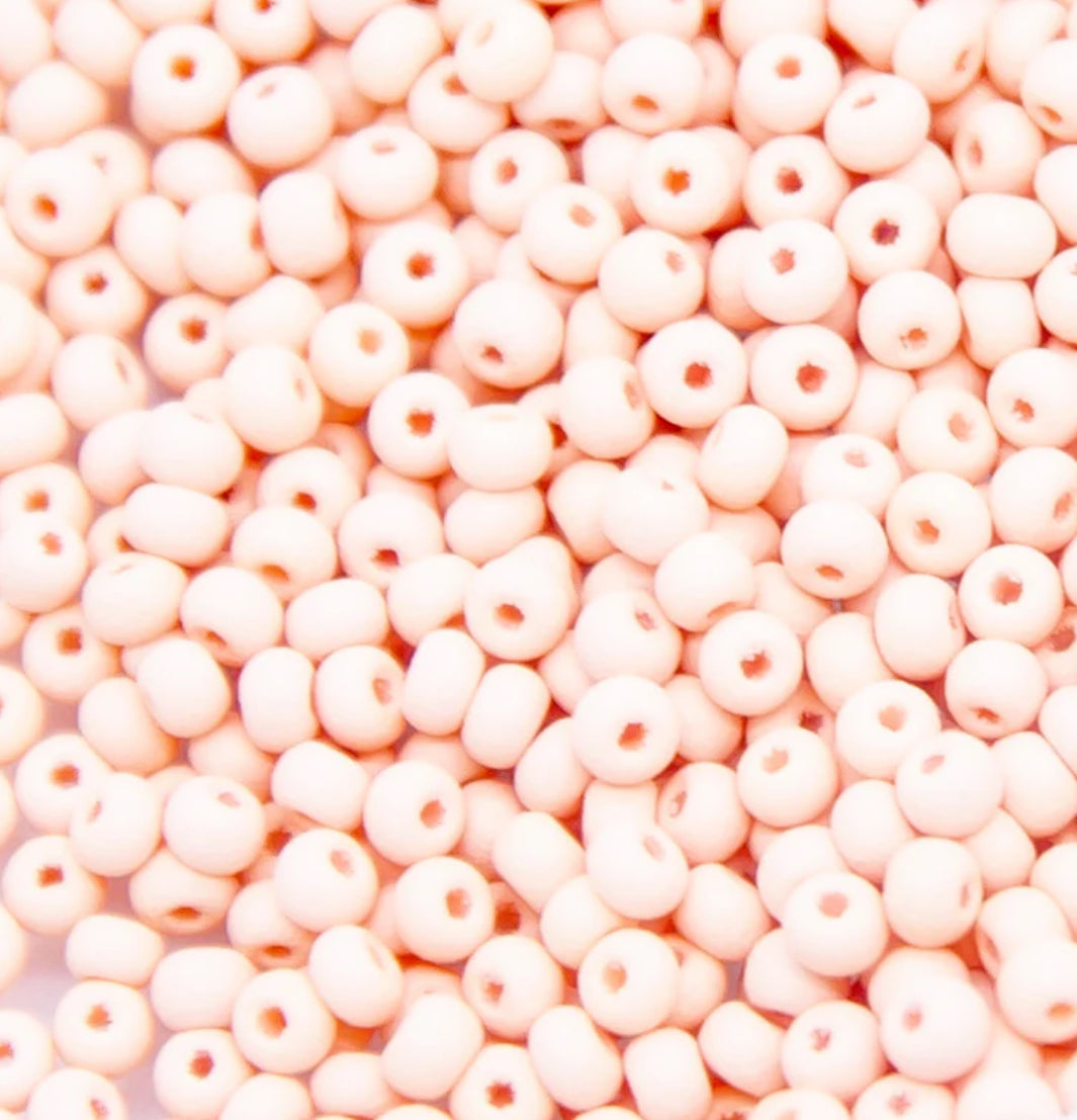 Matte Apricot Permalux Czech Seed Bead 11/0