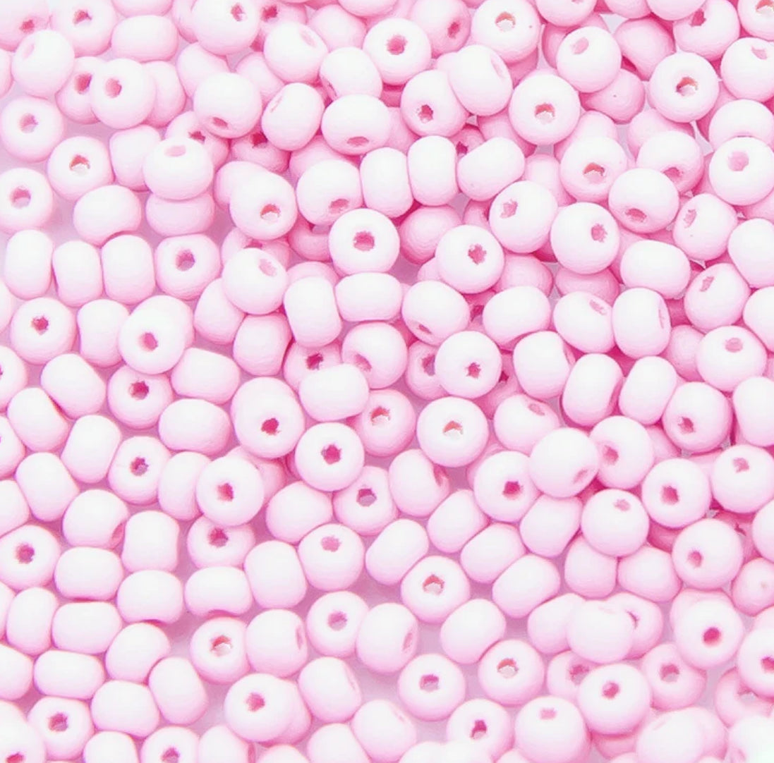 Matte Baby Pink Permalux Czech Seed Bead 11/0