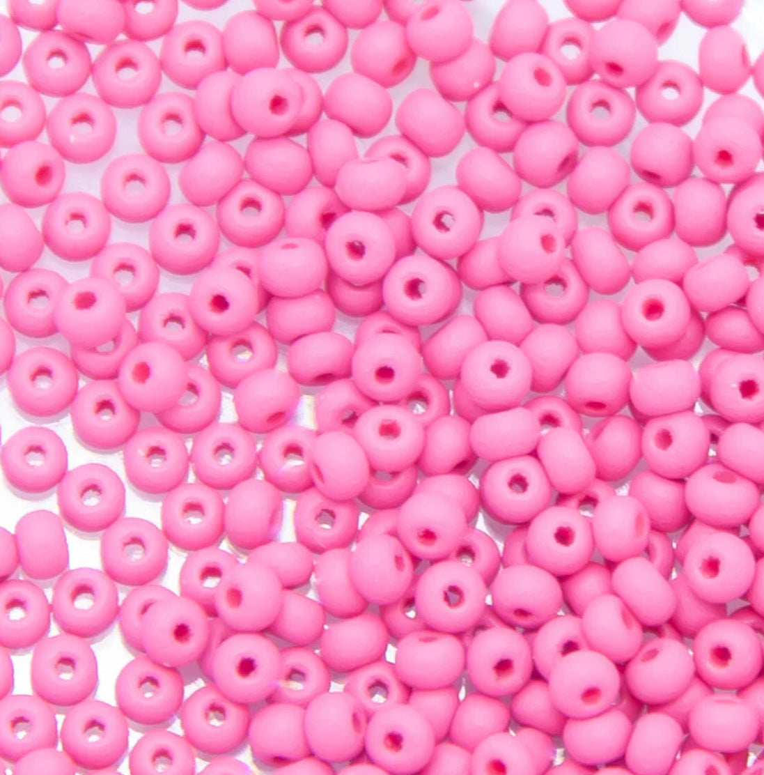 Matte Fushia Permalux Czech Seed Bead 11/0