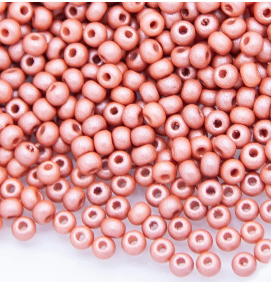 Matte Light Brown Permalux Czech Seed Bead 11/0