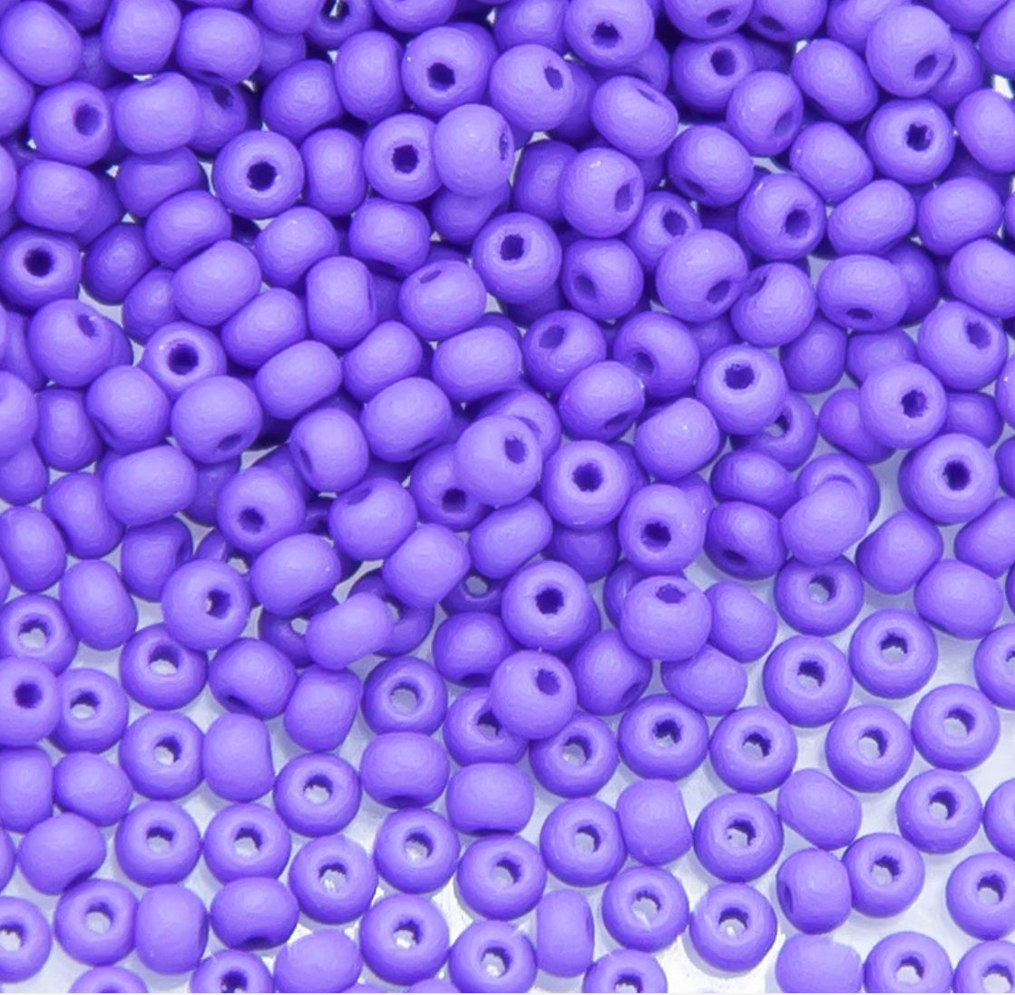 Matte Dark Violet Permalux Czech Seed Bead 11/0