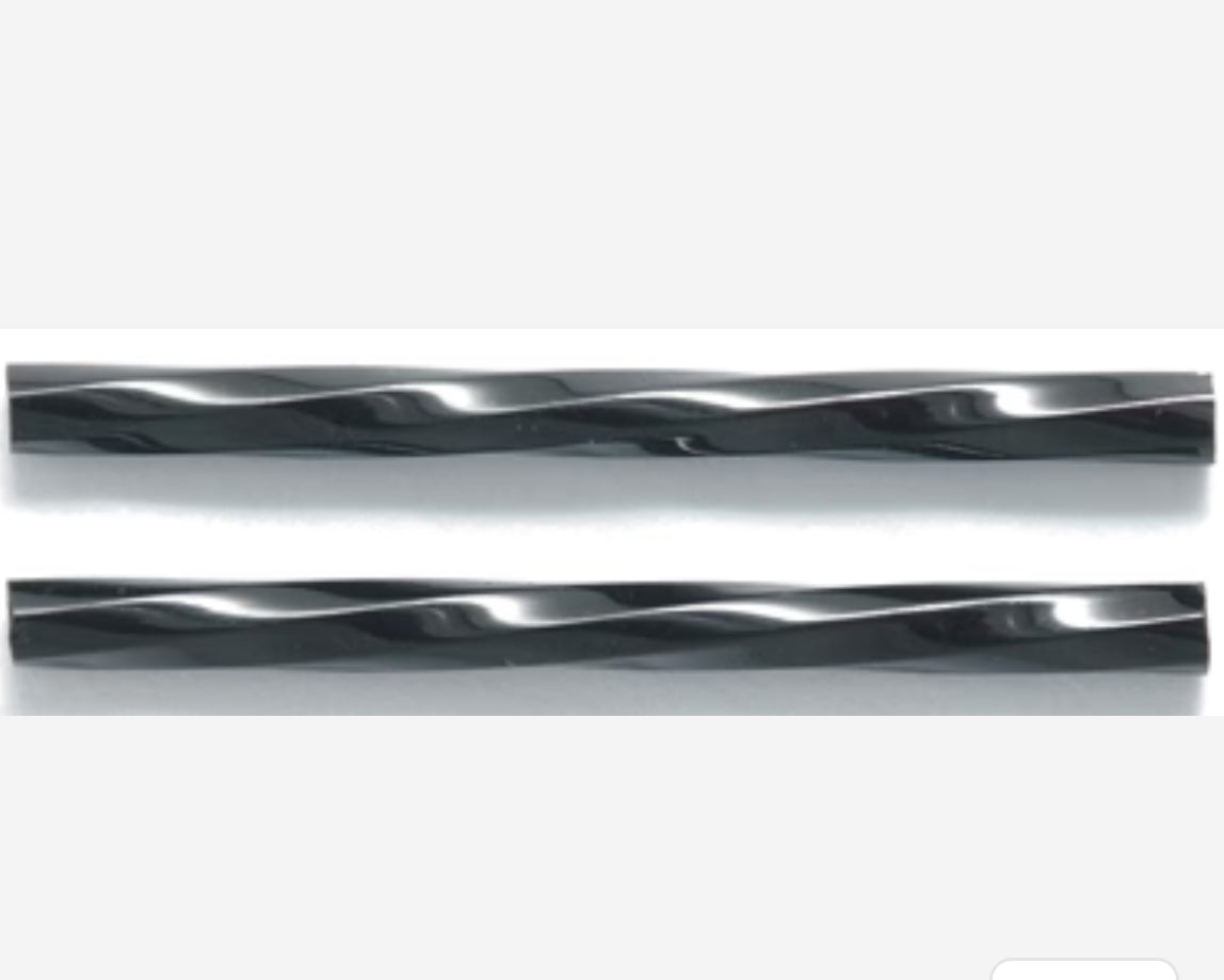 Black 30mm Twisted Bugles