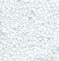 Matte White Czech Seed Bead 11/0
