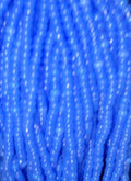 Silk Opal Bright Sapphire Czech Seed Bead 11/0