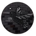 Black Hummingbird Cabochons Set