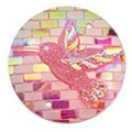 Light Pink Hummingbird Cabochons Set