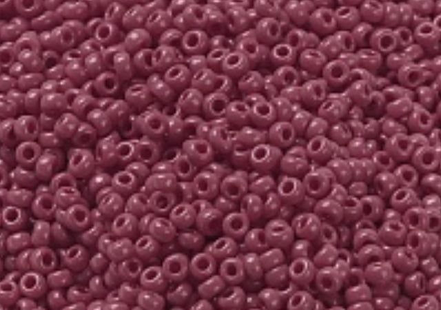 Matte Brick Red mahogany Czech Seed Bead 11/0