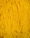 Silk Opal Bright Yellow Czech Seed Bead 11/0