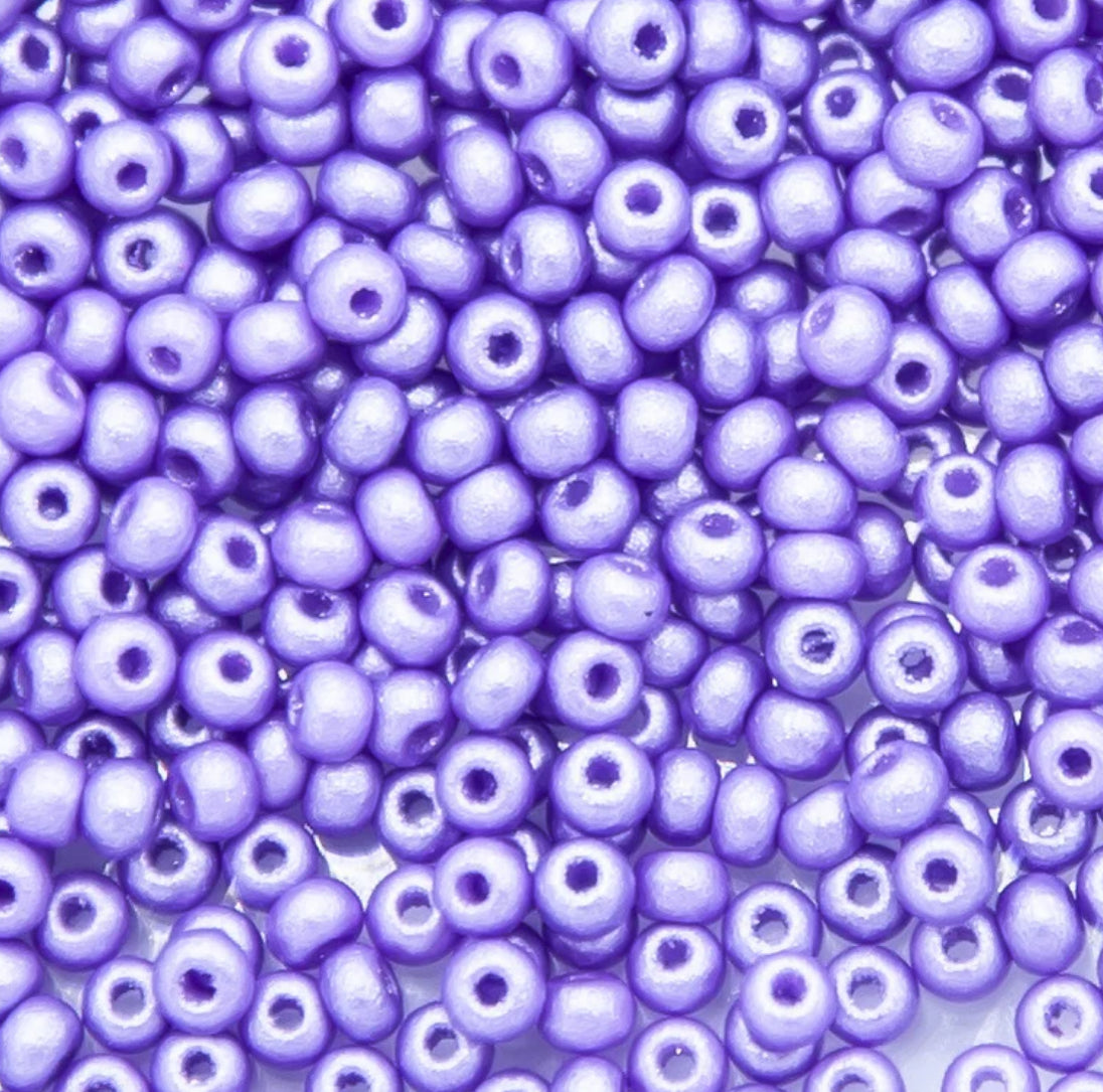 Luster Lavender Permalux Czech Seed Bead 11/0