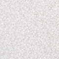 Silk Opal Bright White Czech Seed Bead 11/0